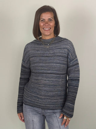 Lania Boat Neck Long Sleeve Sweater