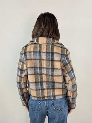 [Z Supply] Petra Plaid Shrunken Jacket
