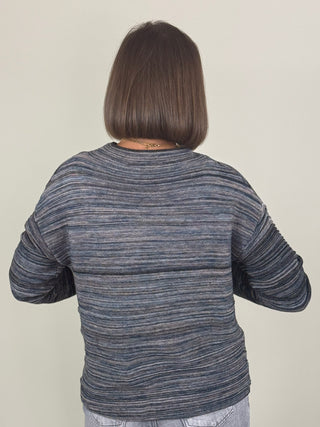 Lania Boat Neck Long Sleeve Sweater
