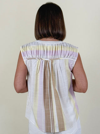 [Liverpool] Nia Button Front Shirred Blouse