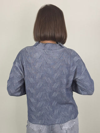 Storm Long Sleeve Funnel Neck Sweater