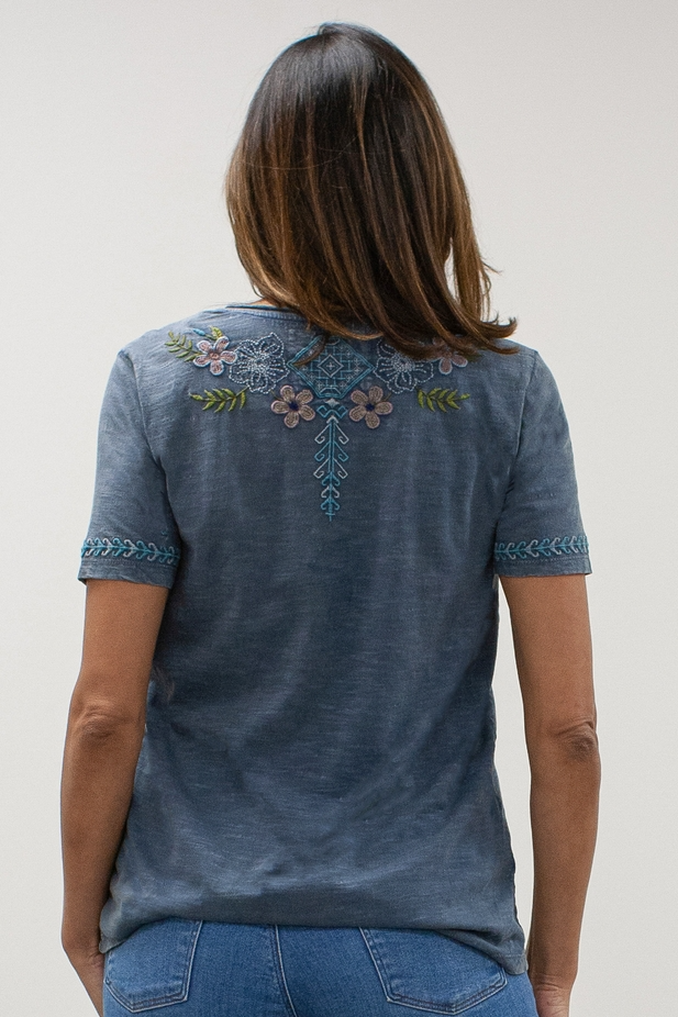 Sedna Floral Embroidered Top