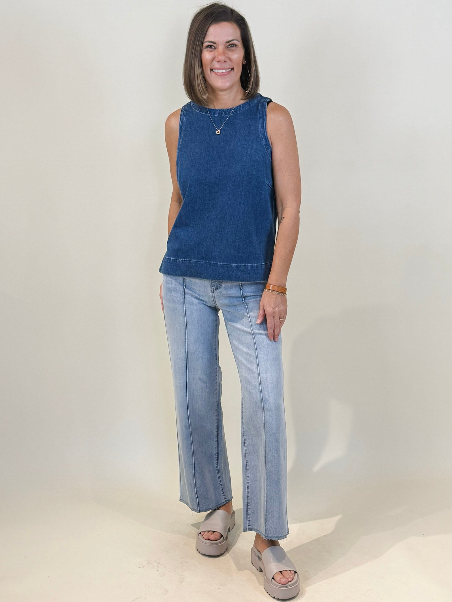 Olivia Wide Ankle Denim