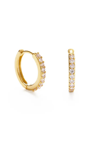 Crystal Hoop Earrings