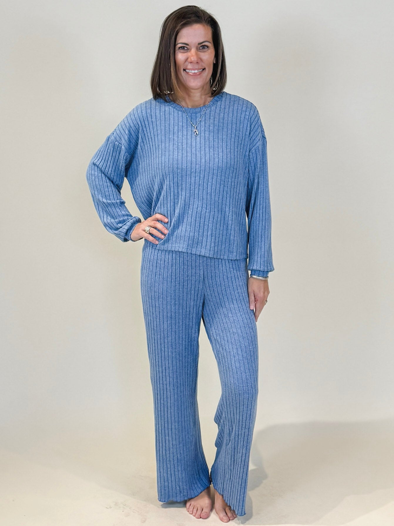 [Z Supply] Daydream Rib Long Sleeve Top