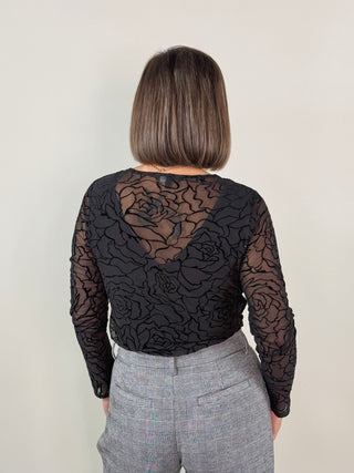 [Liverpool] Bellarosa Layered Knit Top
