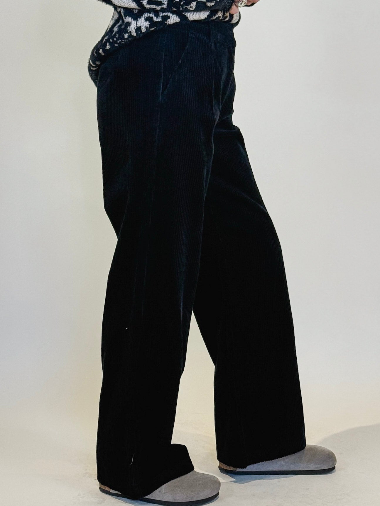 [TRIBAL] Hilda High Rise Fly Front Trousers with Pleats