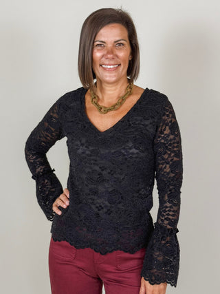 [TRIBAL] Wear 2 Ways Fancy Lace Top