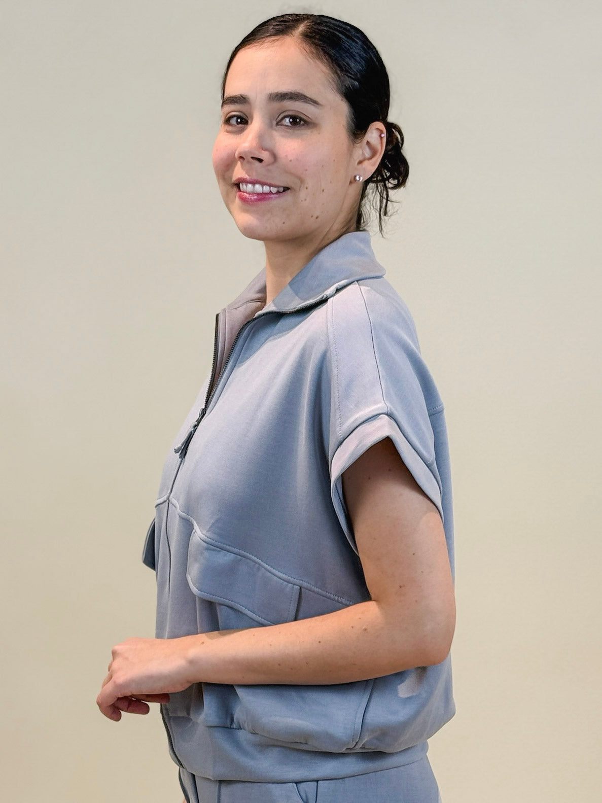 Penny Buttery Soft Short Sleeve Jacket