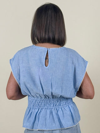 Ember Floral Embroidery Top