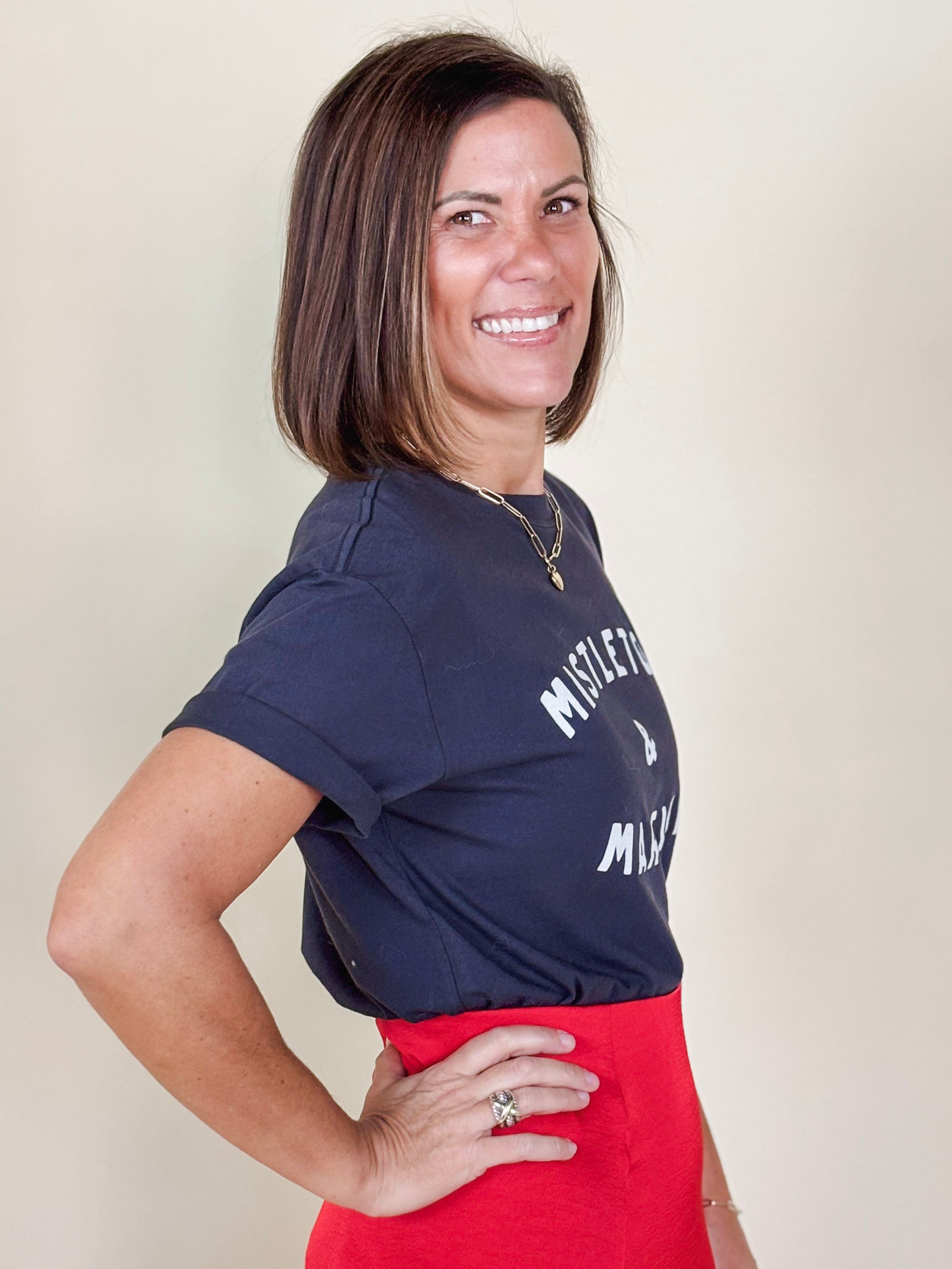 [Z Supply] Mistletoe Boyfriend Tee