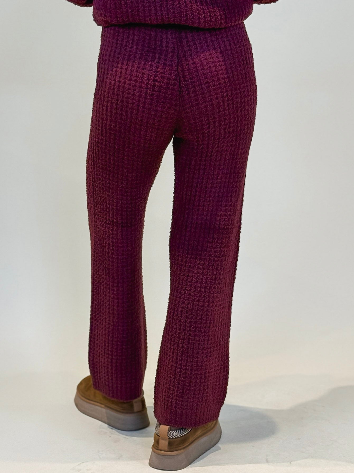 Mia Marshmallow Waffle V-Neck Lounge Set