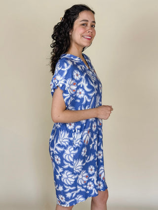 [TRIBAL] Bethany Ruffle Sleeve Shift Dress