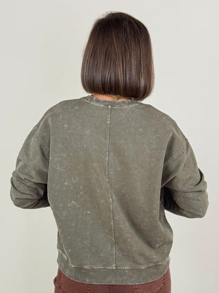 Allie Flower Applique Top