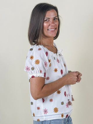 [Liverpool] Eleanor Tie Neck Top