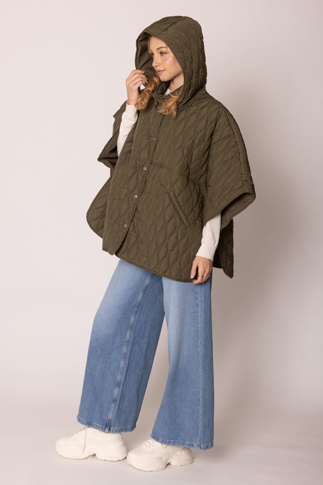 Wave Cape - Olive