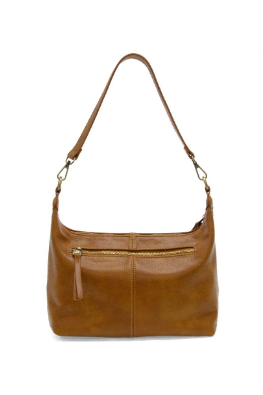 Danna Top Zip Crossbody - Dark Amber