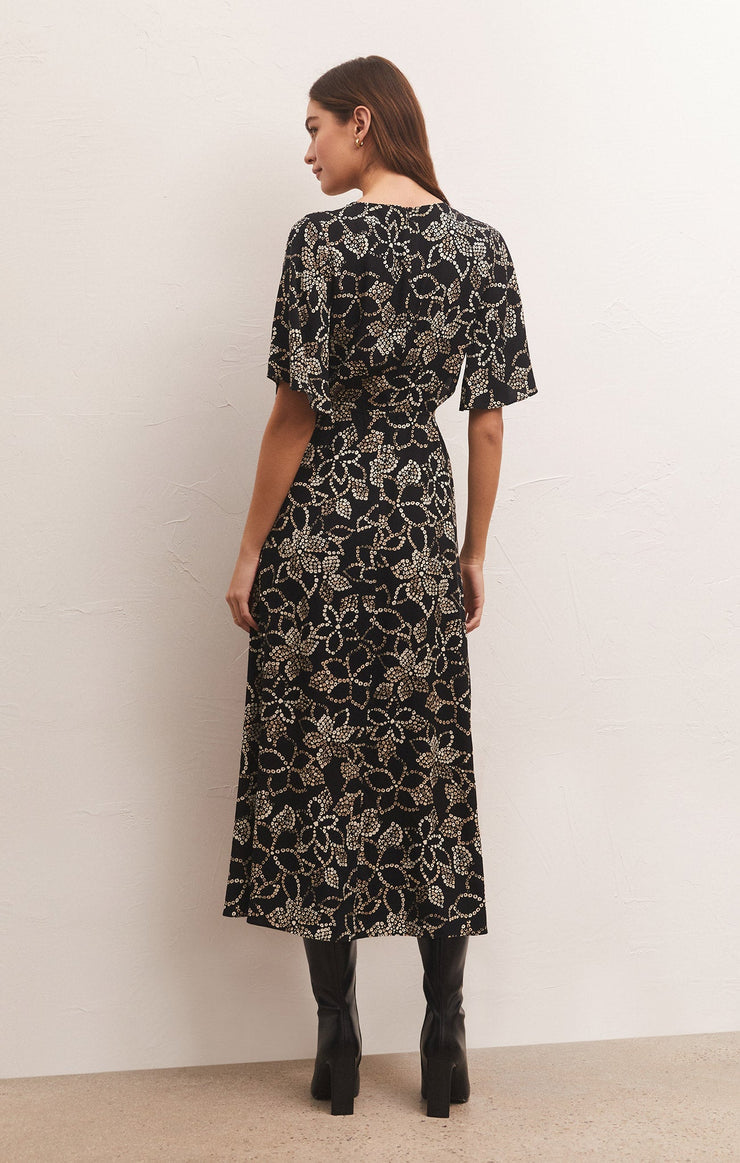 [Z Supply] Iris Batik Floral Midi Dress