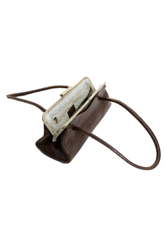 Lady Frame Shoulder Bag - Chocolate