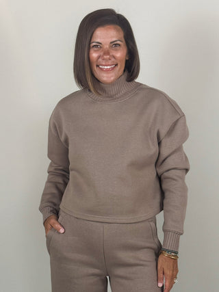 Felicia Mock Neck Top