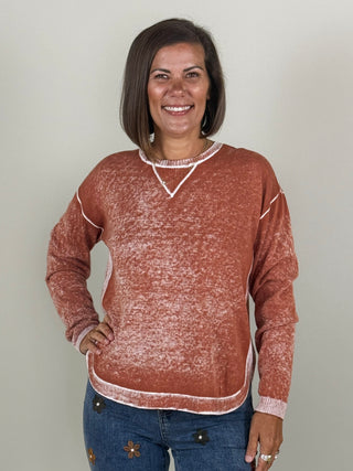 Remi Reverse Print Sweater