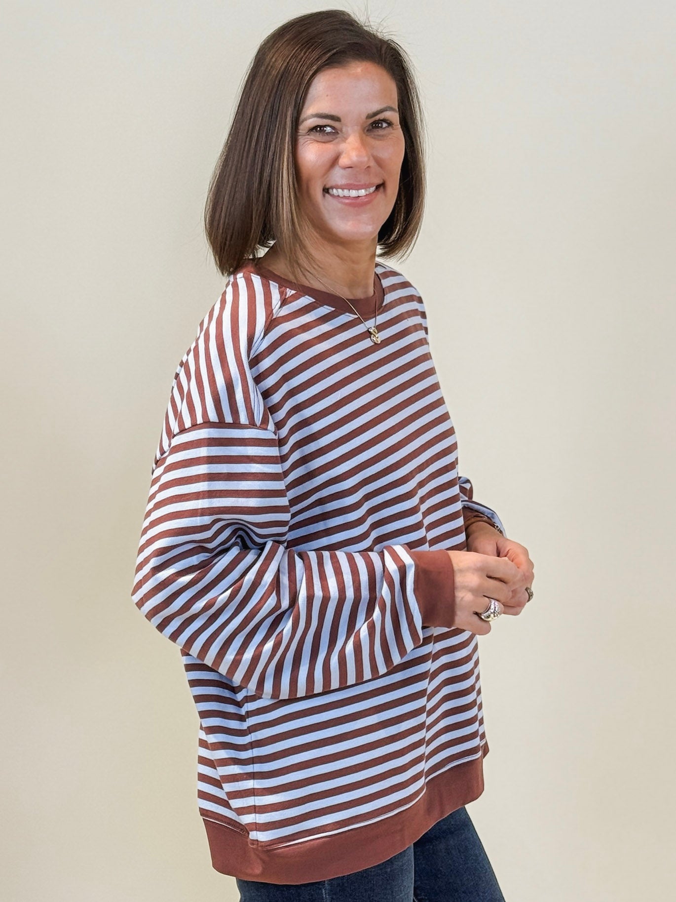 Striped Sweatshirt