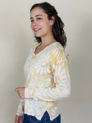 Amy Reversible V-Neck Sweater