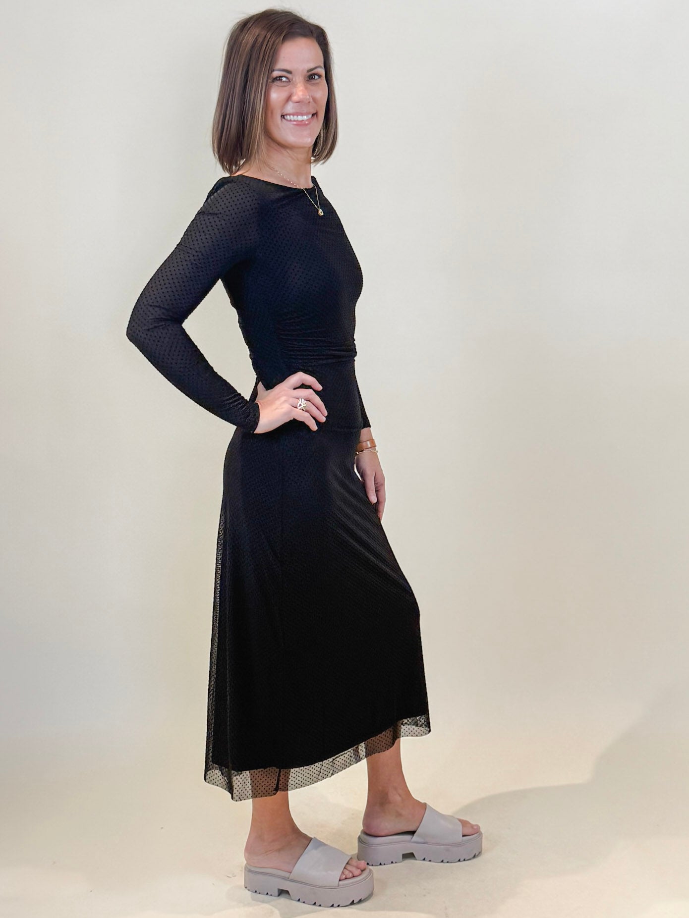 [Z Supply] Spellbound Mesh Midi Dress