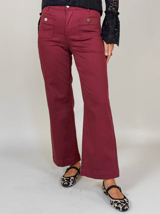 [TRIBAL] Sophia Curvy Super Straight Ankle Denim