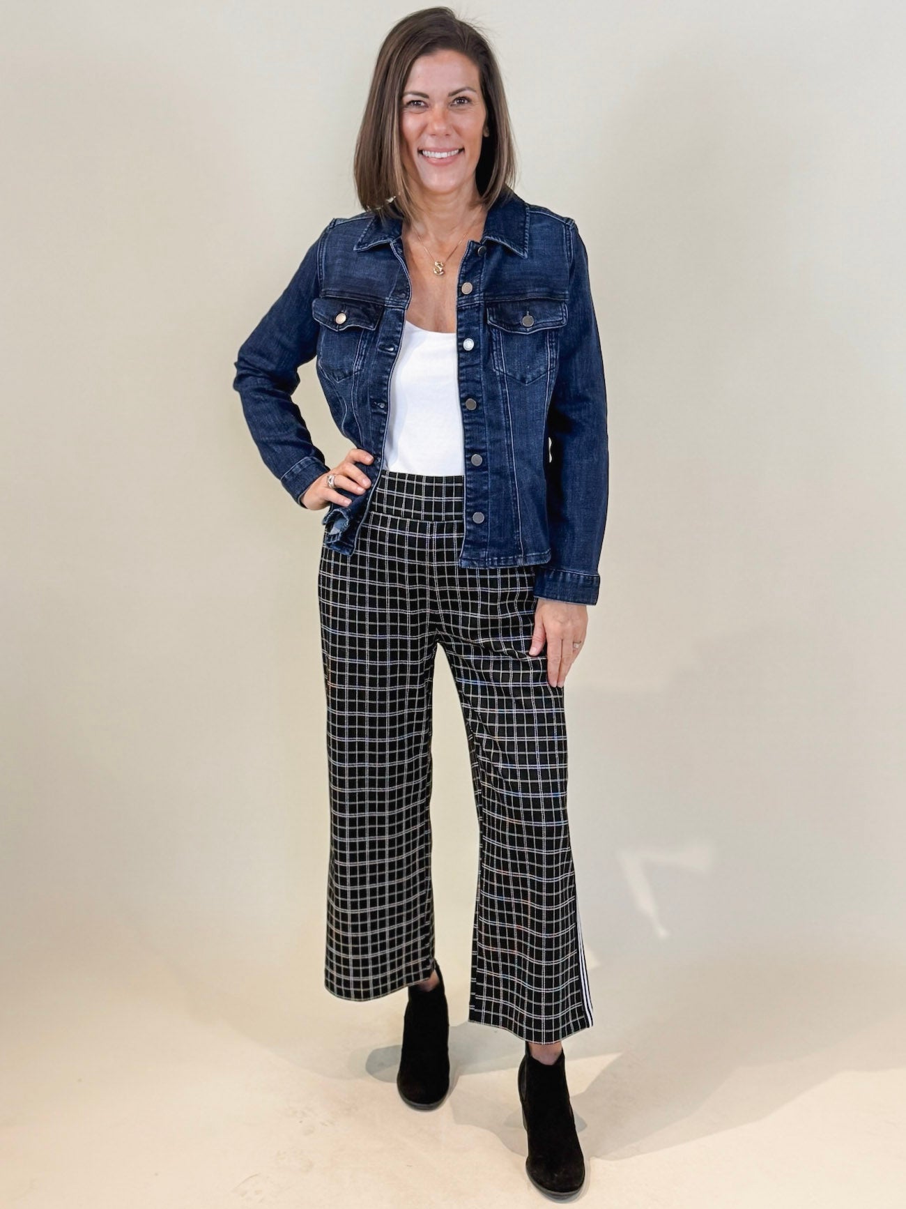 [Liverpool] Francia Fit & Flare Trucker Jacket