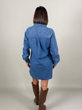 [Z Supply] Lucie Denim Shirt Dress