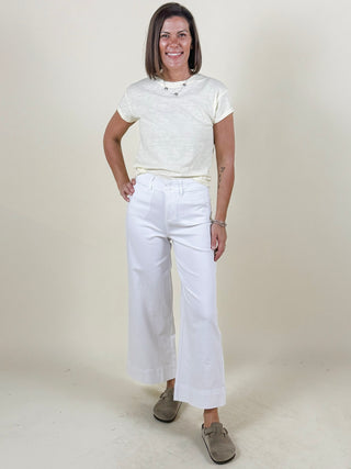 [TRIBAL] Comfort Stretch High Rise Palazzo Pants, 26" Inseam