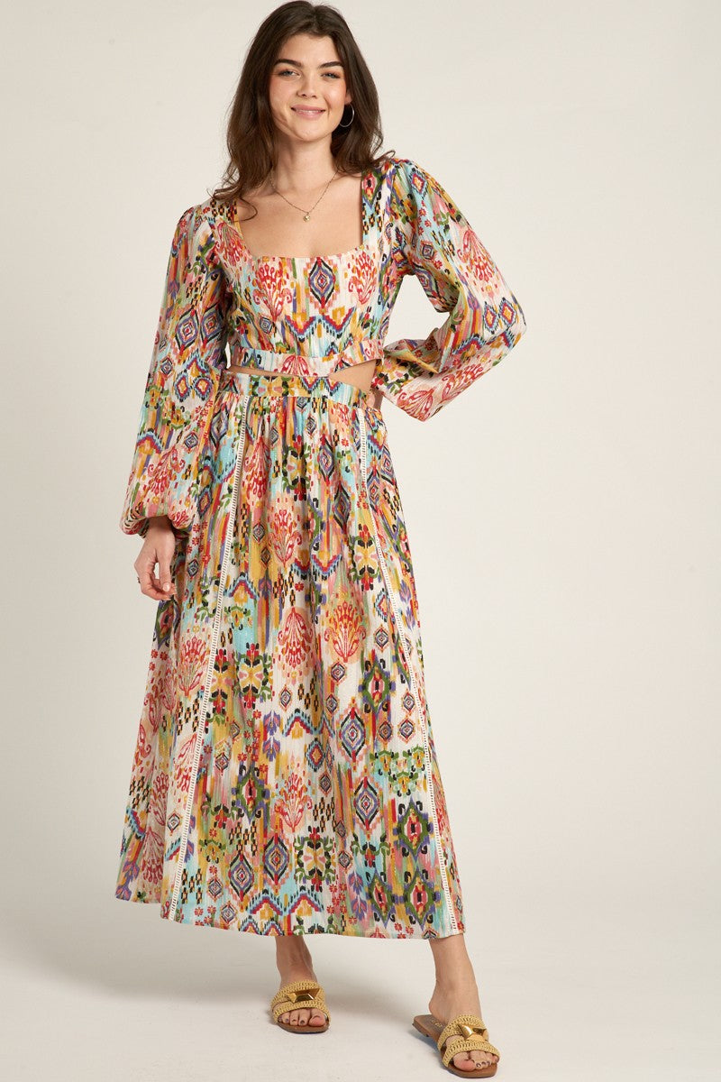 Miranda Open Waist Maxi Dress