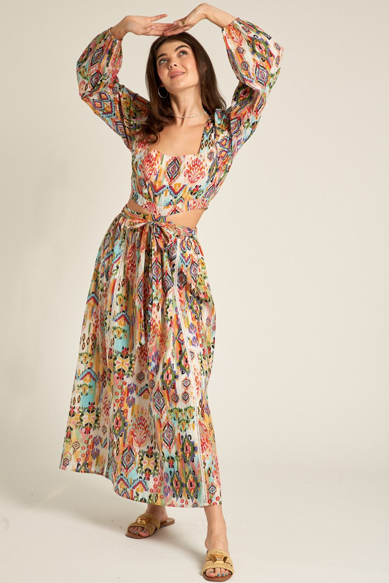 Miranda Open Waist Maxi Dress