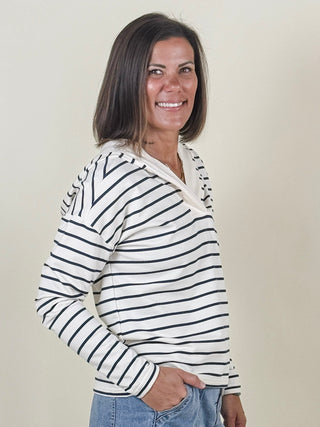 Sally Striped Hoodie
