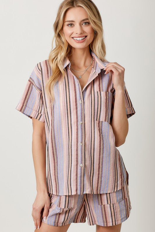 Linley Striped Linen Shirt