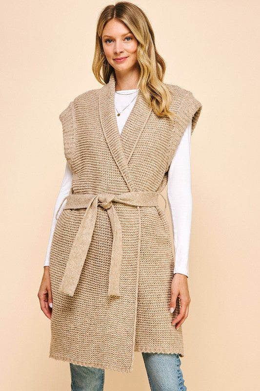 Abby Sleeveless Cardigan