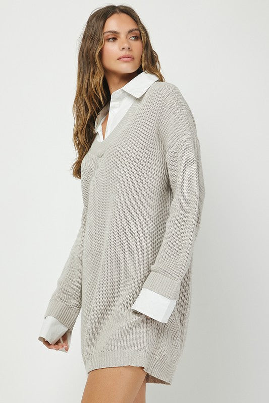 Carla Sweater Mini Dress