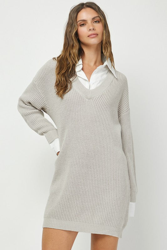 Carla Sweater Mini Dress