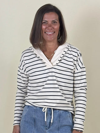 Sally Striped Hoodie