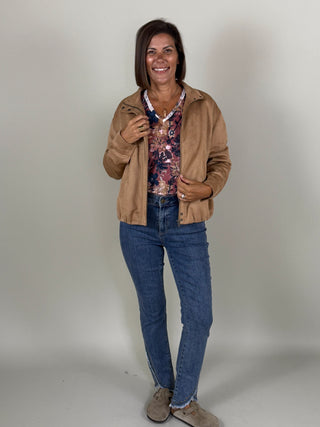 Summer Faux Suede Jacket