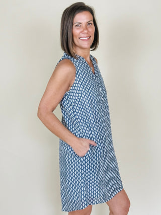 Sylvan Henley Sleeveless Dress