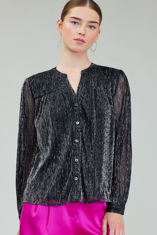 Starr Metallic Blouse