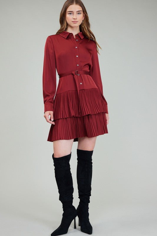 Billie Belted Shirt Dress