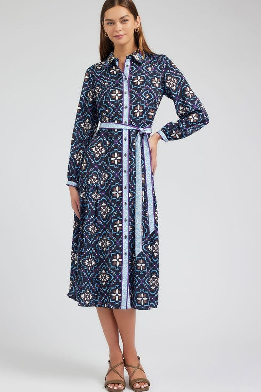 Donna Groovy Shirt Dress