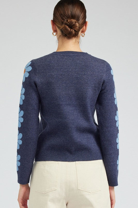 Aspen Flower Sleeve Sweater