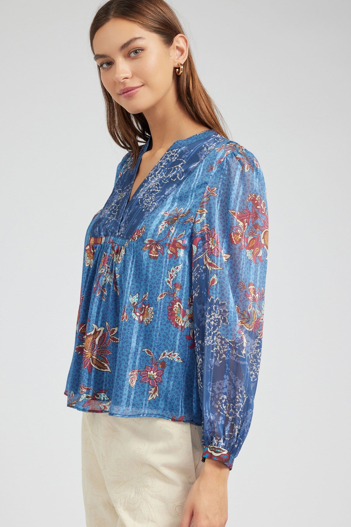 Haven Floral Print Blouse