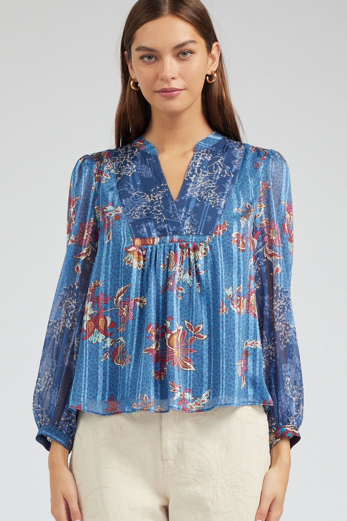 Haven Floral Print Blouse