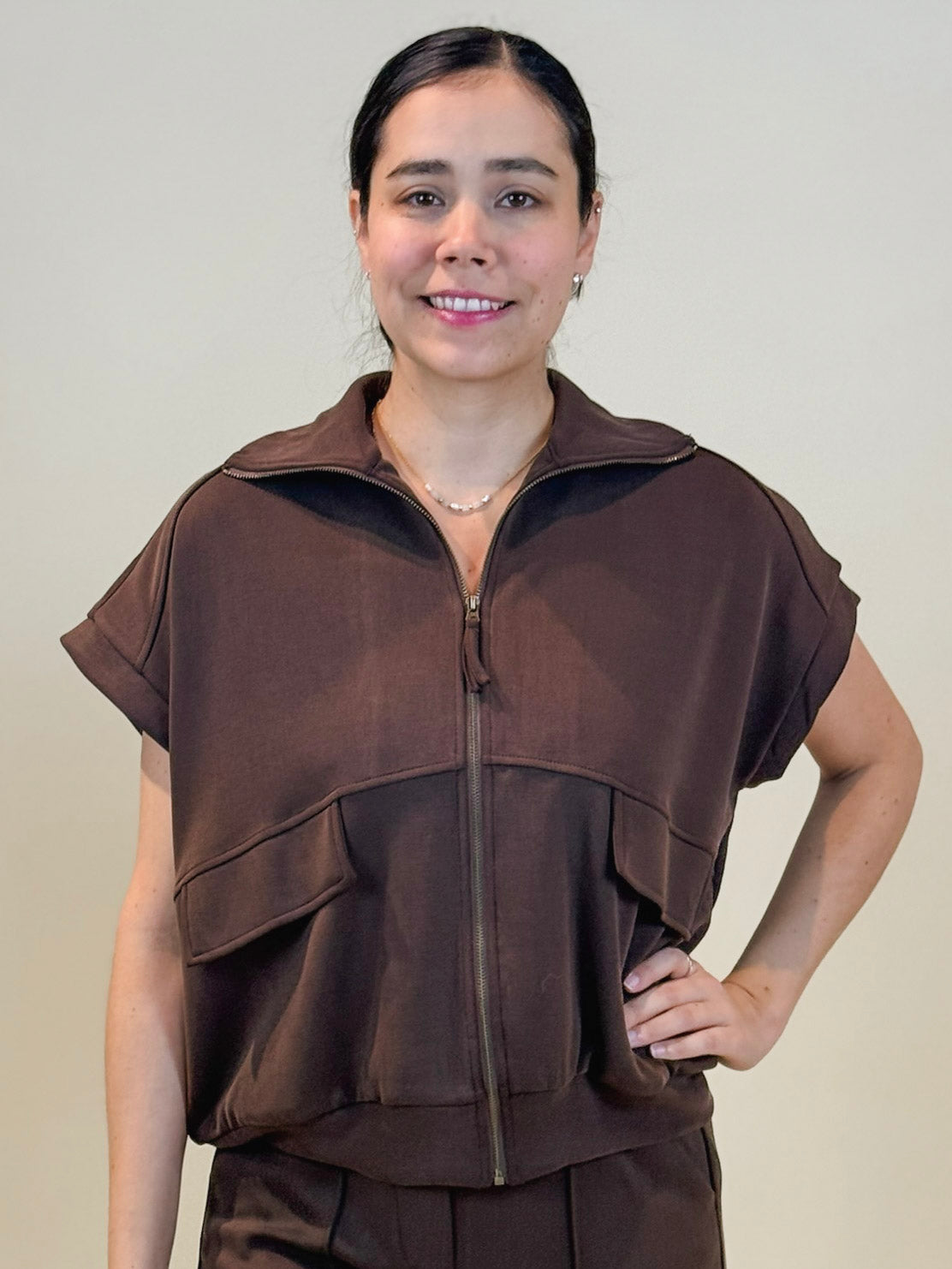 Penny Buttery Soft Short Sleeve Jacket