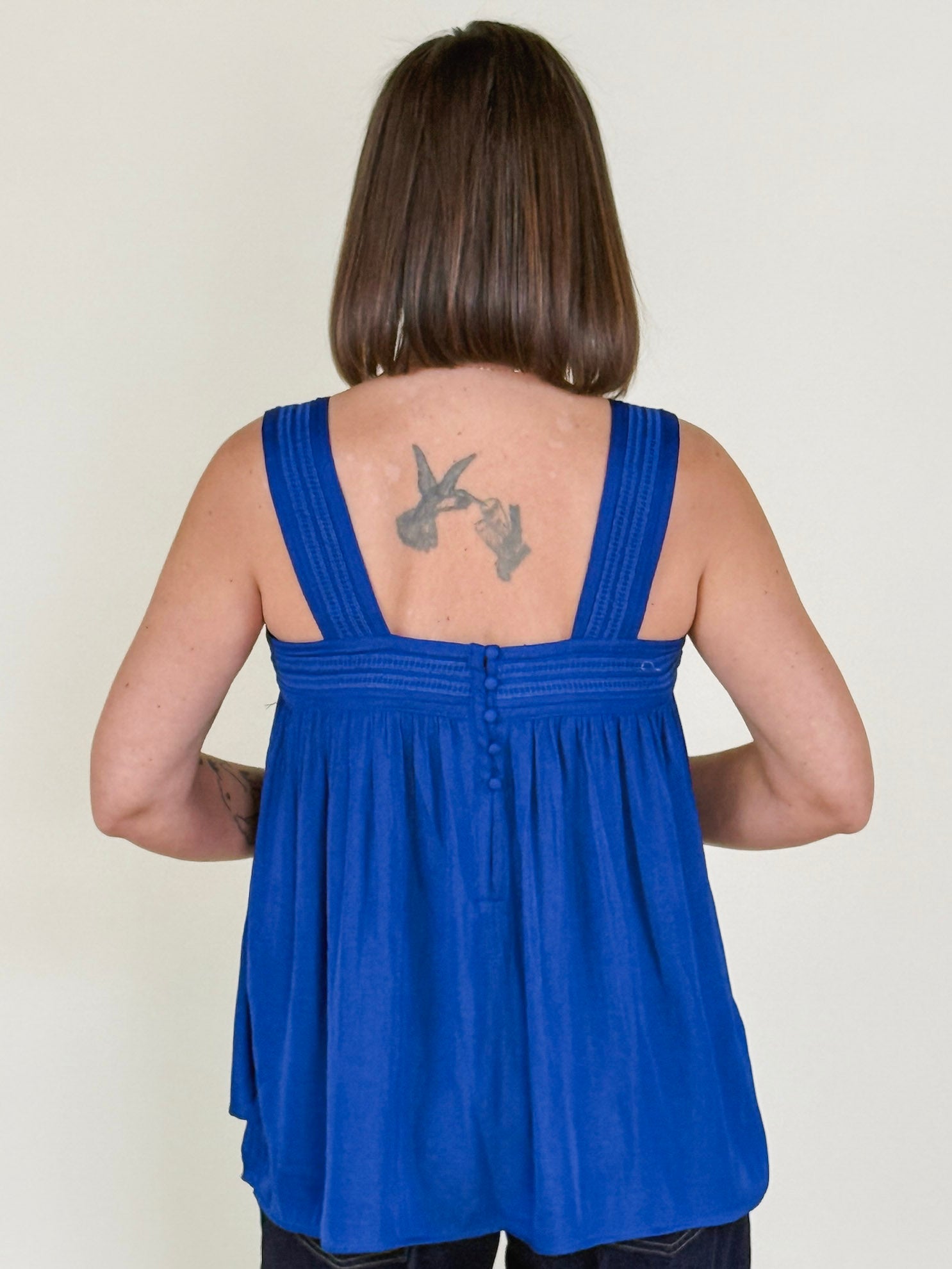 [Liverpool] Pamela Sleeveless Pintuck Strap Top